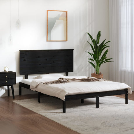 Bed Frame Without Mattress Solid Wood Pine