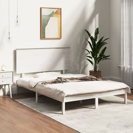 Bed Frame Without Mattress Solid Wood Pine
