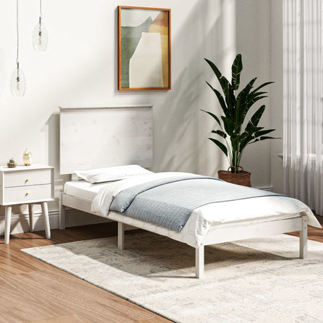 Bed Frame Without Mattress Solid Wood Pine