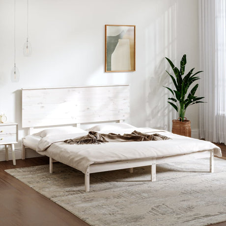 Bed Frame Without Mattress Solid Wood Pine