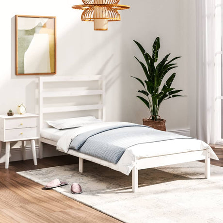 Bed Frame Without Mattress Solid Wood Pine