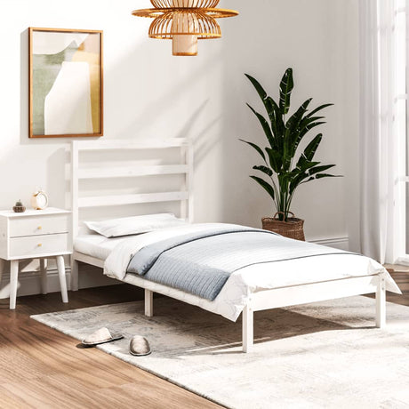 Bed Frame Without Mattress Solid Wood Pine