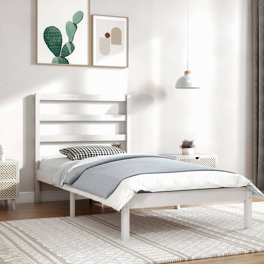 Bed Frame Without Mattress Solid Wood Pine
