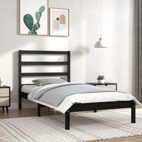 Bed Frame Without Mattress Solid Wood Pine