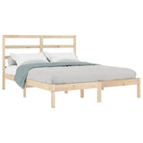 Bed Frame without Mattress 120x200 cm Solid Wood Pine