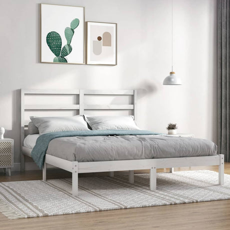 Bed Frame Without Mattress Solid Wood Pine