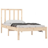 Bed Frame without Mattress Solid Wood Pine 90x200 cm