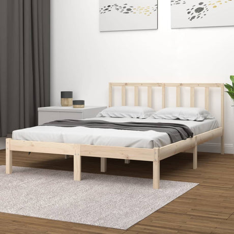 Bed Frame Without Mattress Small Single Solid Wood Pine