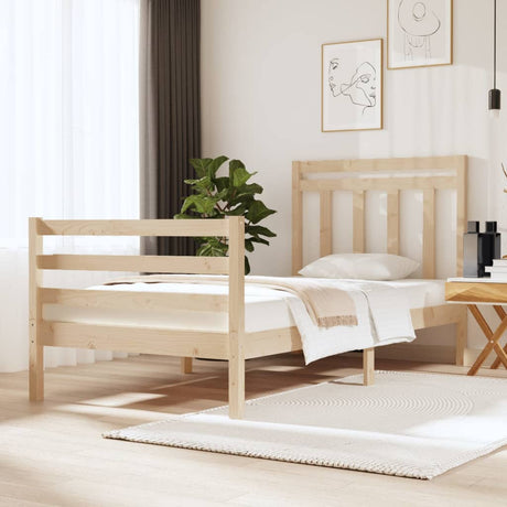 Bed Frame Without Mattress Solid Wood
