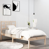 Bed Frame without Mattress 90x200 cm Solid Wood