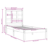 Bed Frame Without Mattress Solid Wood
