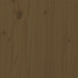 Bed Frame without Mattress Honey Brown 100x200 cm Solid Wood