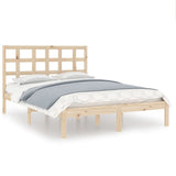 Bed Frame without Mattress 120x200 cm Solid Wood