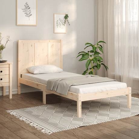 Bed Frame Without Mattress Solid Wood Pine