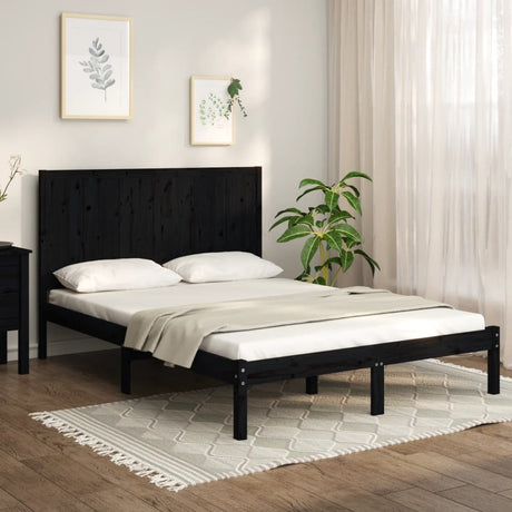 Bed Frame Without Mattress Solid Wood Pine