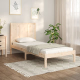 Bed Frame Without Mattress Solid Wood Pine
