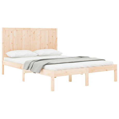 Bed Frame Without Mattress Solid Wood Pine