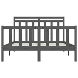 Bed Frame Without Mattress Solid Wood Pine King Size