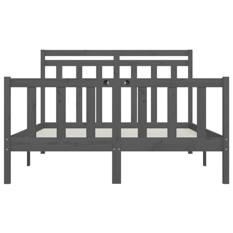 Bed Frame Without Mattress Solid Wood Pine King Size