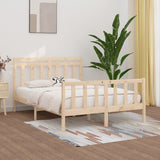 Bed Frame Without Mattress Solid Wood Pine King Size
