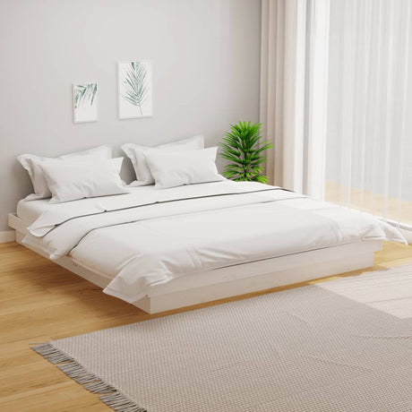 Bed Frame Without Mattress Solid Wood Double