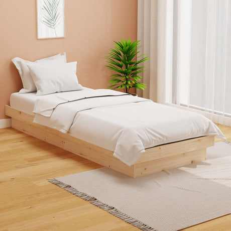 Bed Frame Without Mattress Solid Wood Double