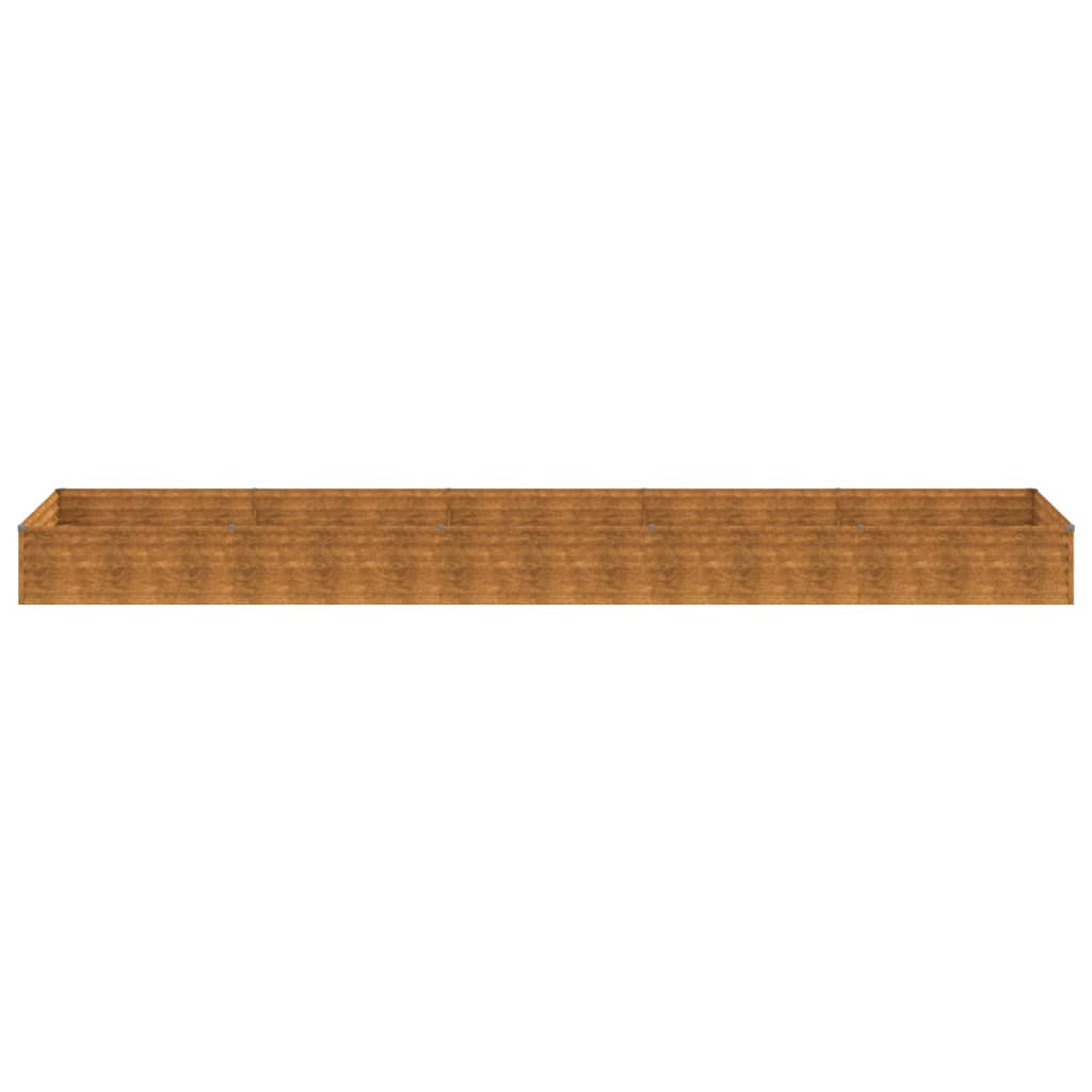 Garden Raised Bed 482x100x36 cm Corten Steel