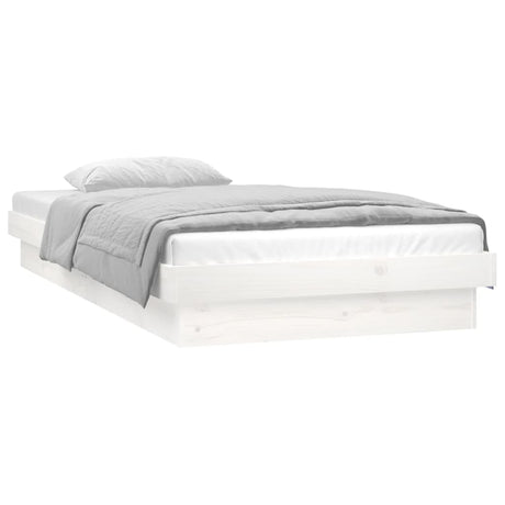 Led Bed Frame Without Mattress Solid Wood