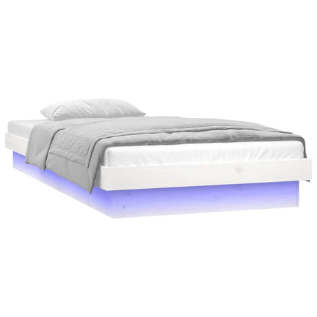 Led Bed Frame Without Mattress Solid Wood