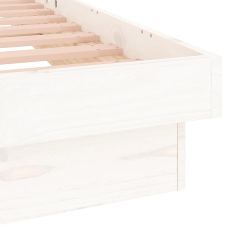 Led Bed Frame Without Mattress Solid Wood