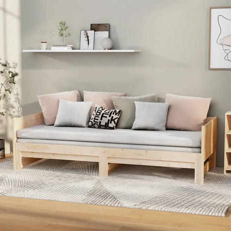 Pull-Out Day Bed Without Mattress 2X(80X200) Cm