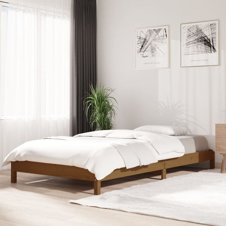 Stack Bed Without Mattress Single Solid Wood Pine