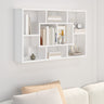 Wall Shelf 85X16X52.5 Cm Engineered Wood