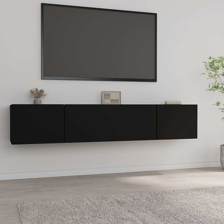 Tv Cabinets 2 Pcs 80X30X30 Cm Engineered Wood