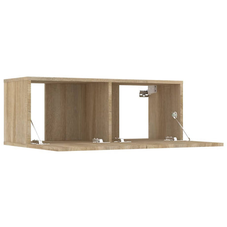Tv Cabinets 2 Pcs 80X30X30 Cm Engineered Wood