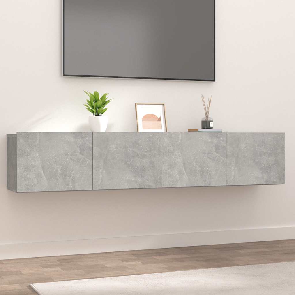 Tv Cabinets 2 Pcs 80X30X30 Cm Engineered Wood