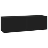 Wall Tv Cabinets 2 Pcs 100X30X30 Cm Engineered Wood