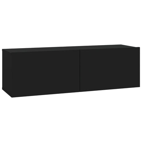 Wall Tv Cabinets 2 Pcs 100X30X30 Cm Engineered Wood