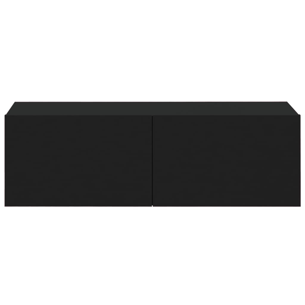 Wall Tv Cabinets 2 Pcs 100X30X30 Cm Engineered Wood