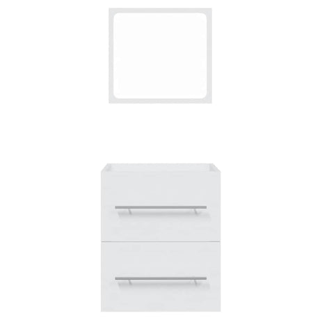 Bathroom Cabinet With Mirror 41X38.5X48 Cm Engineered Wood