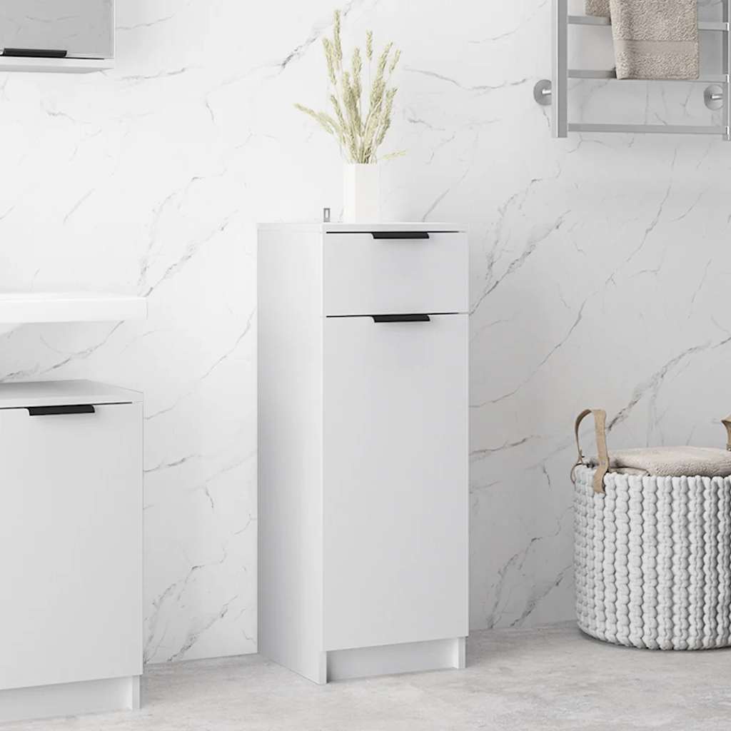 Bathroom Cabinet 32X34X90 Cm Engineered Wood