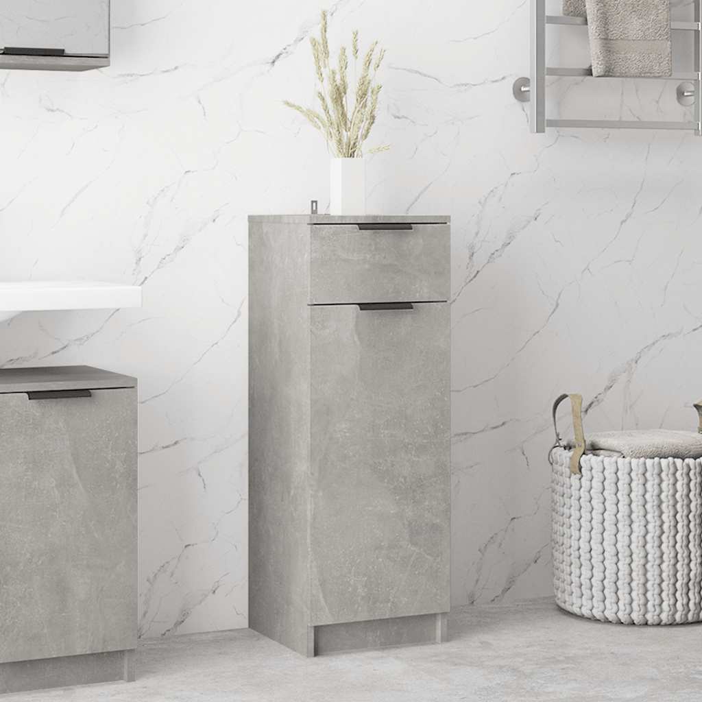 Bathroom Cabinet 32X34X90 Cm Engineered Wood