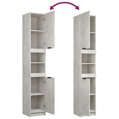 Bathroom Cabinet 32X34X188.5 Cm Engineered Wood