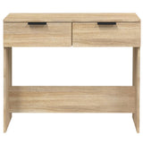 Console Table Sonoma Oak 90x36x75 cm Engineered Wood