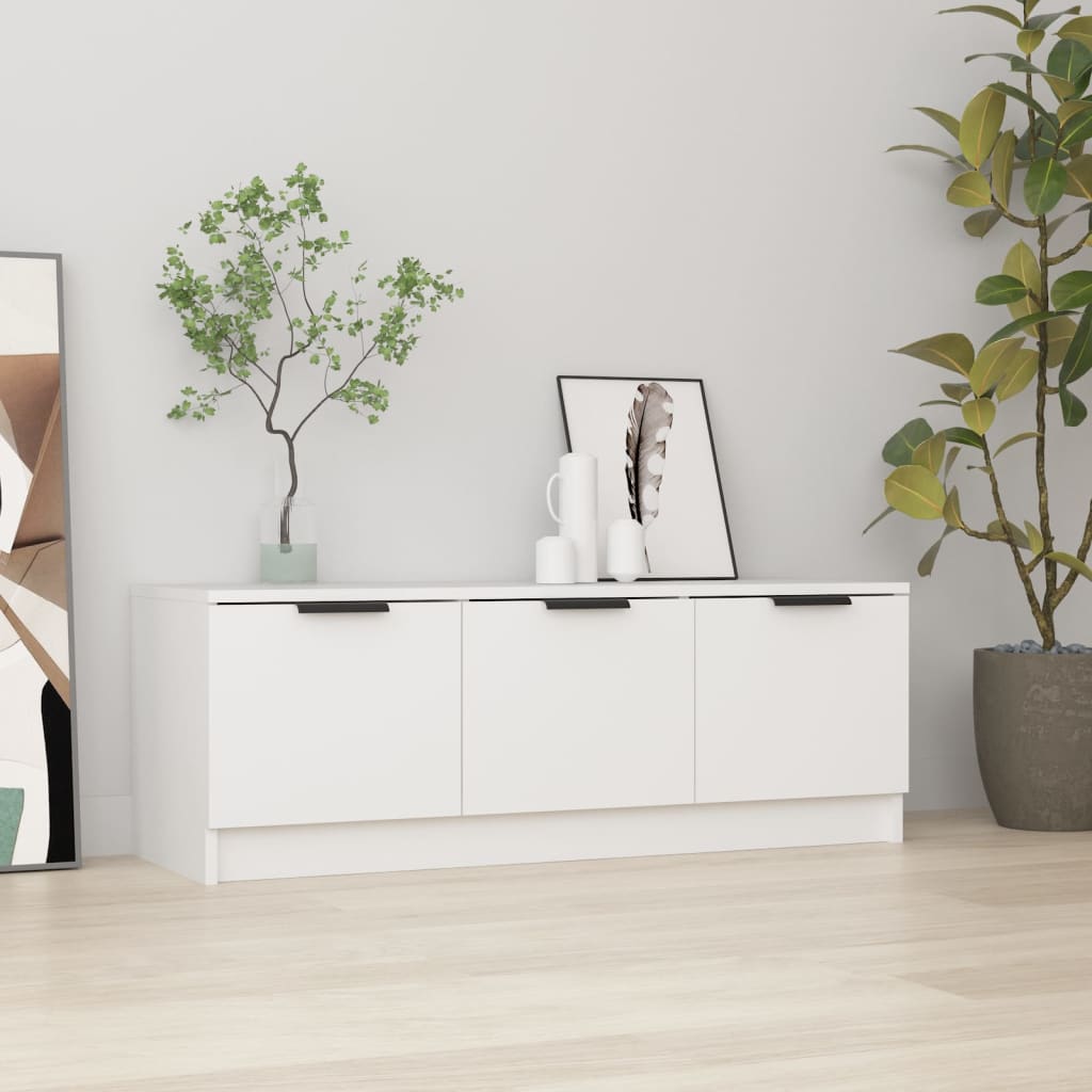 Tv Cabinet 102X35X36.5 Cm Engineered Wood