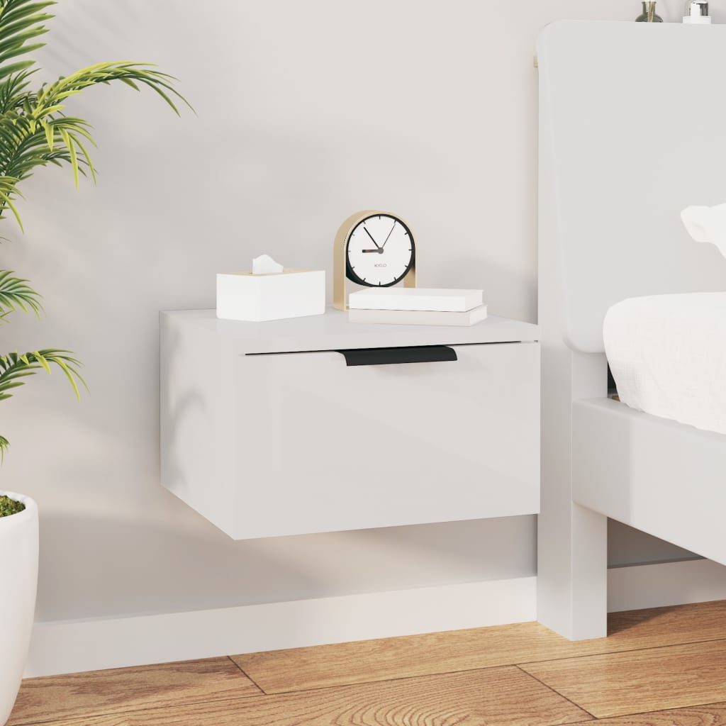 Wall-Mounted Bedside Cabinet 34X30X20 Cm