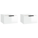 Wall-Mounted Bedside Cabinets 2 Pcs 34X30X20 Cm