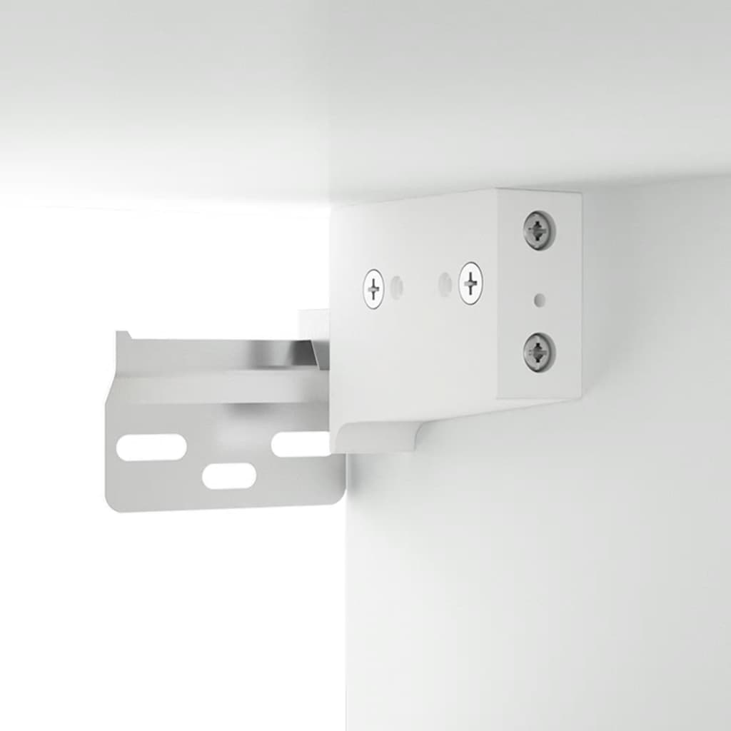Wall Cabinet White 68X30X20 Cm Engineered Wood