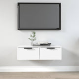 Wall Cabinet White 68X30X20 Cm Engineered Wood