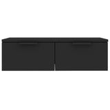 Wall Cabinet Black 68X30X20 Cm Engineered Wood